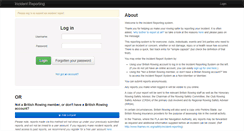 Desktop Screenshot of incidentreporting.britishrowing.org